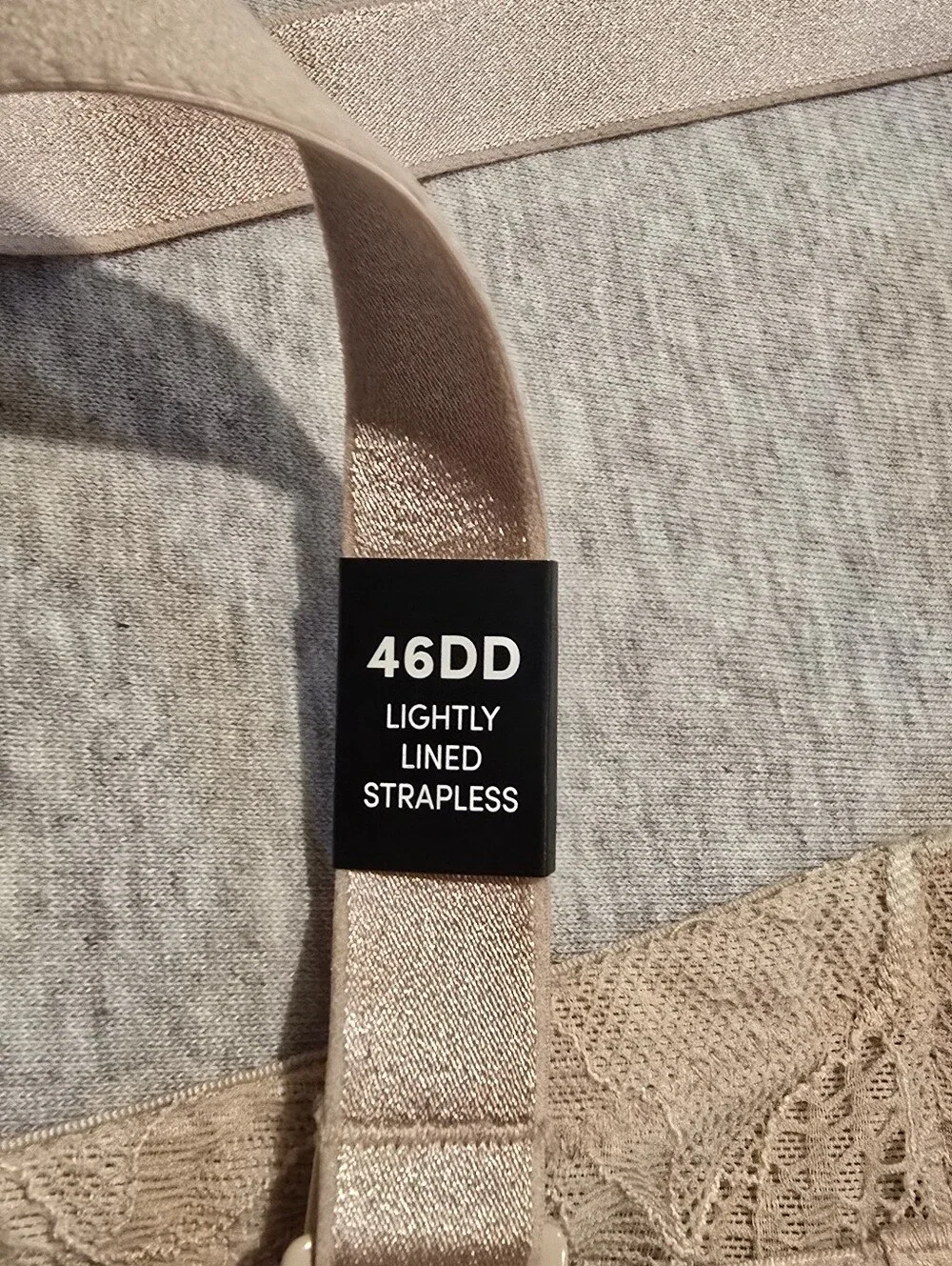 Torrid Curve Multi-Way Strapless Bra – Nude 46DD